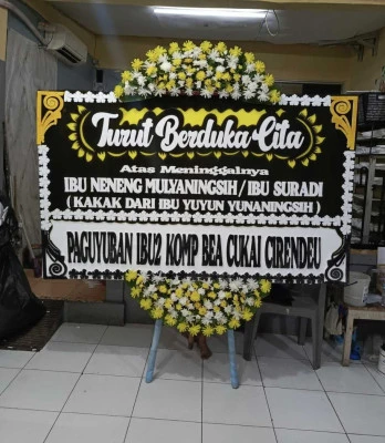 Papan Bunga di Cihampelas